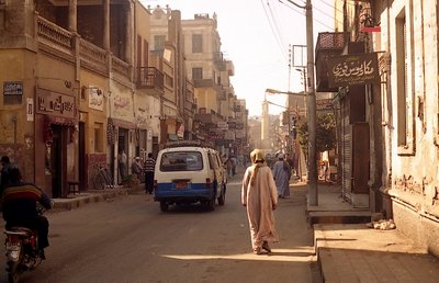 street in Luxor  Egypt