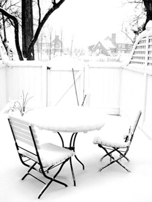 Table in Snow