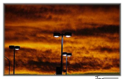 'angry skies at dusk in philadelphia'
