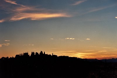 Sunset Over A Florentine Hill