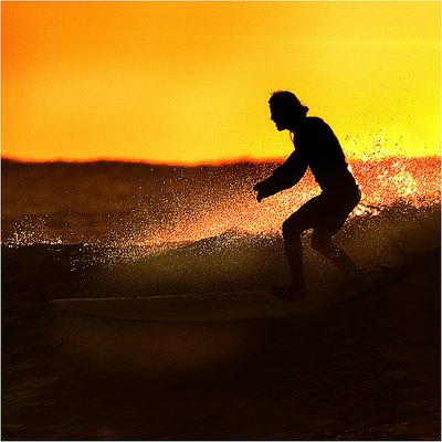 Sunset Surf!