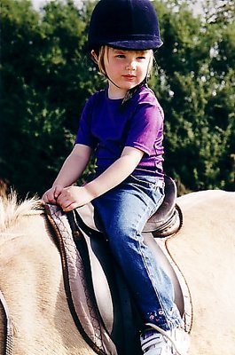 Jenny's first horse ride II