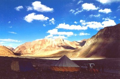 bharatpur camp, at 16000 ft.