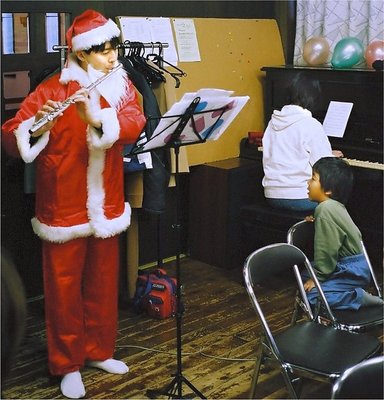 I didn't know Santa played the flute!