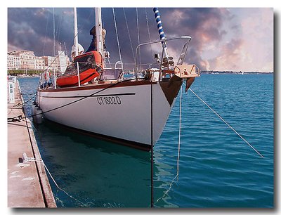 Sailorboat in harbour