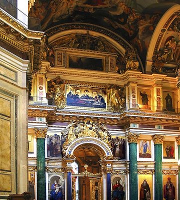 Inside St Isaac's Cathedral / St Petersburg
