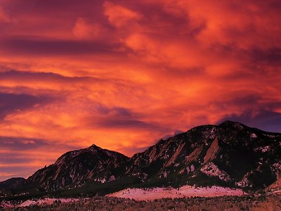 Sunrise Over Boulder