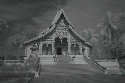 Lao temple in IR