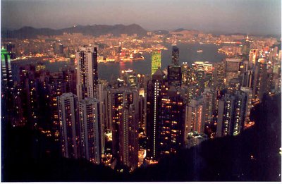 Hong Kong at dusk