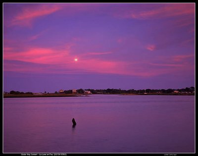 La Lune en Feu - Cedar Key, FL