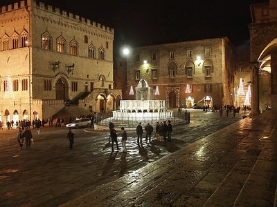 Perugia - Christmas by night