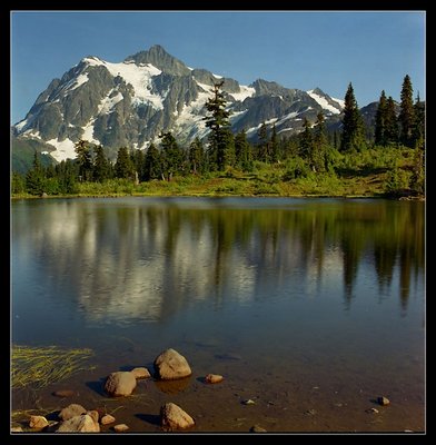 Shuksan in Setting Summer Light