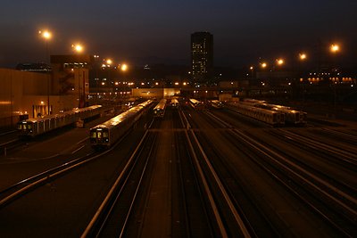 trains at midnight