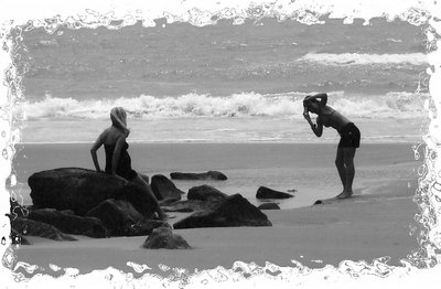 Girlfriends on the Beach