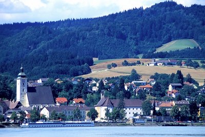 Austrian Town along Danube River