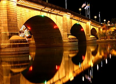 London Bridge falling down