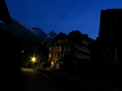 Gimmelwald Evening