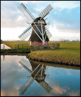Mill in reflection