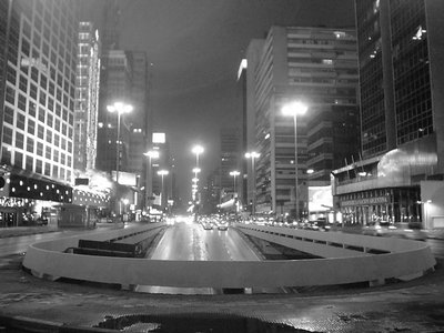 Night Shot On Avenida Paulista - SP - Brazil 1