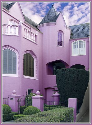 Entrance to the Pink Castle