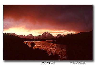 Grand Tetons Sunset