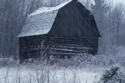 Snowy Barn