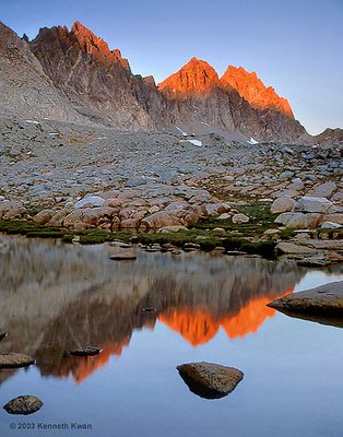 Alpine Reflection, Dusy Basin