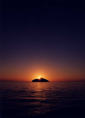 200210 337a Sunset Over Rabbit Island, Lord Howe Island
