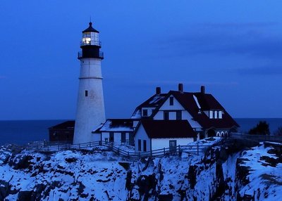 Winter Nights in Maine