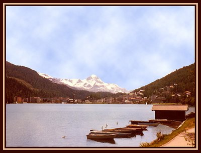 The lake of st. Moritz