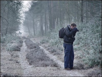 Chris Moore at -5 Celsius, 7.30 am