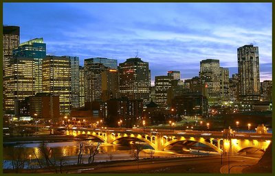 Calgary, Down Town After Sunset