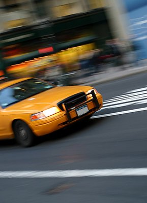 Speeding NYC Taxi