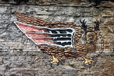 PIASA BIRD IN ROCK