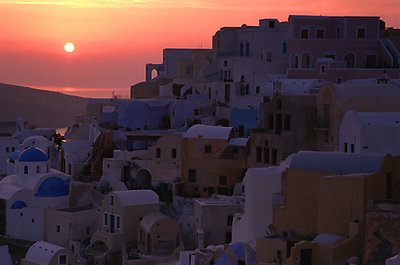 Sunset at Santorini