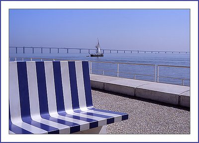 Sofa on the sea