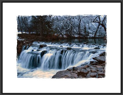 Waterfall in Winter