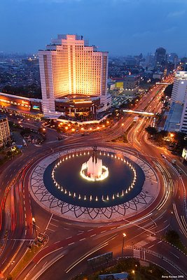 Jakarta Indonesia at Night..