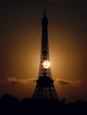 Eiffel  Tower  Sunset