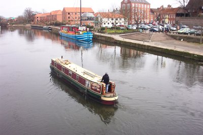 Boat in Newark River