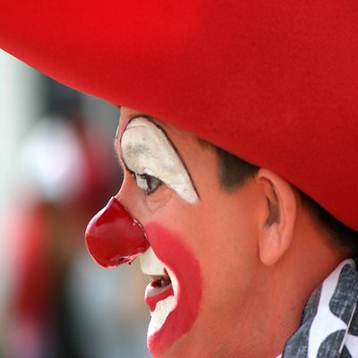 Profile of a Rodeo Clown