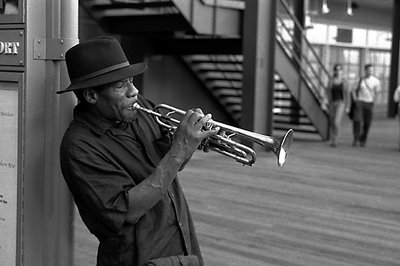 Man with trumpet