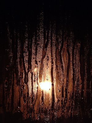 raining outside