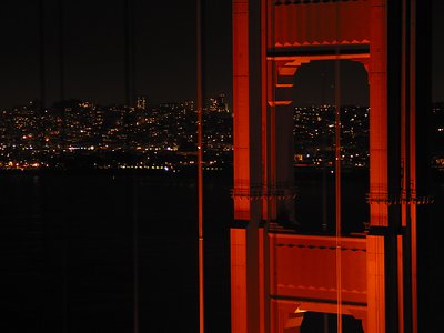 Closeup of Golden Gate