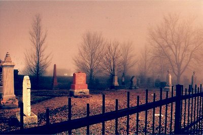 Foggy Cemetery 3