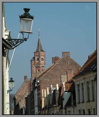 ? A Medeval Lamp of Brughes,Belgium.