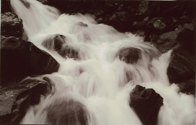 "Eternal Blanket over Bed of Rocks"