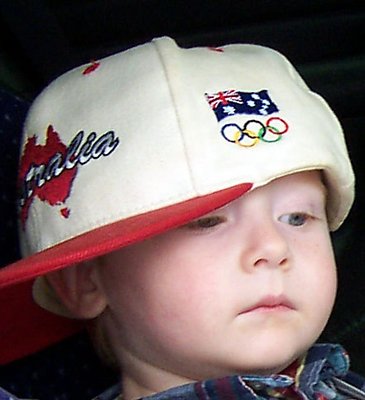 Boy in Borrowed Hat