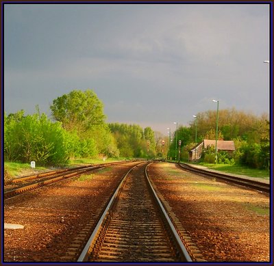 Station before the storm