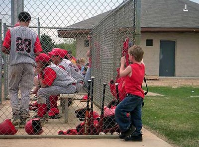 Waiting For When HE can Play Baseball